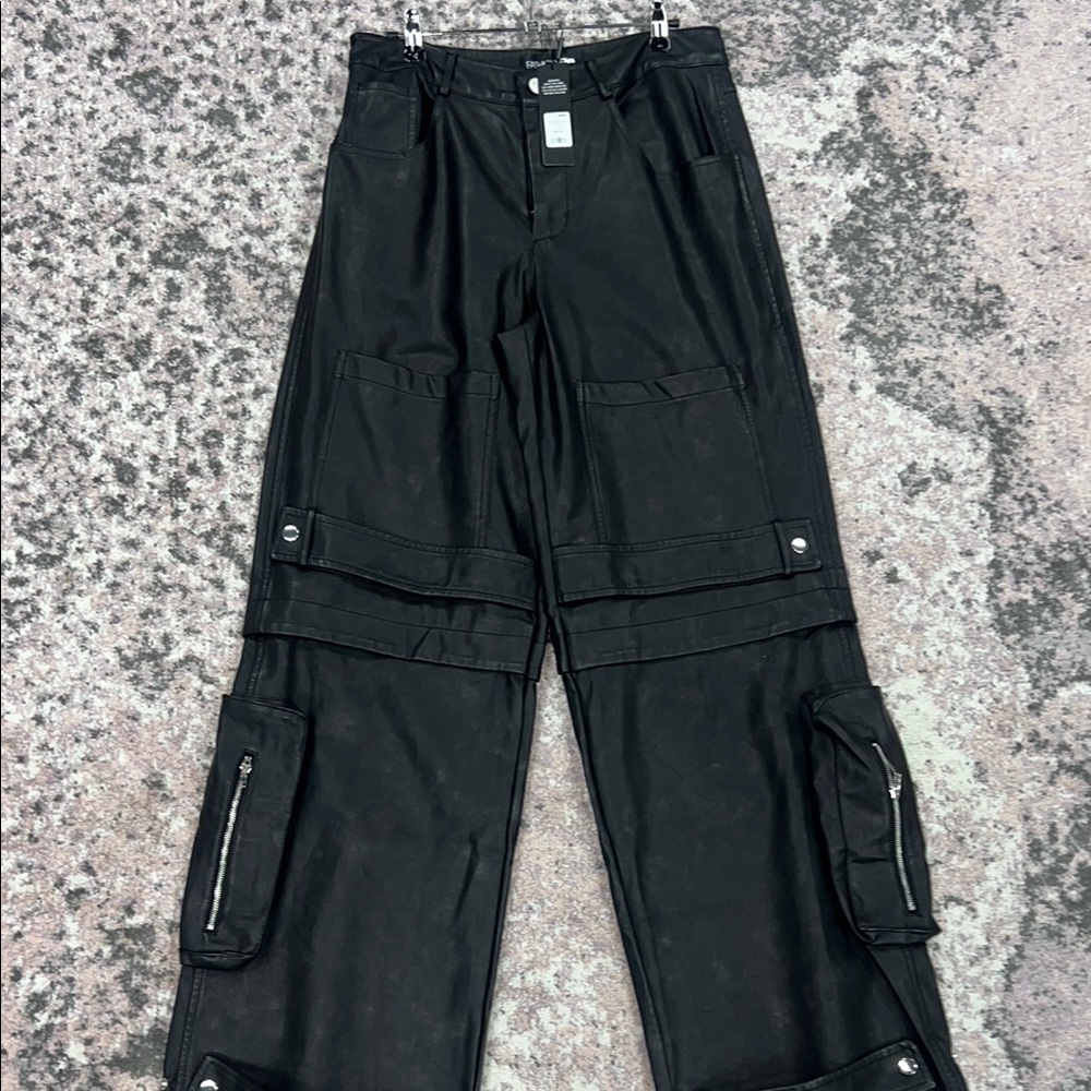 Womens Black Cargo Pants